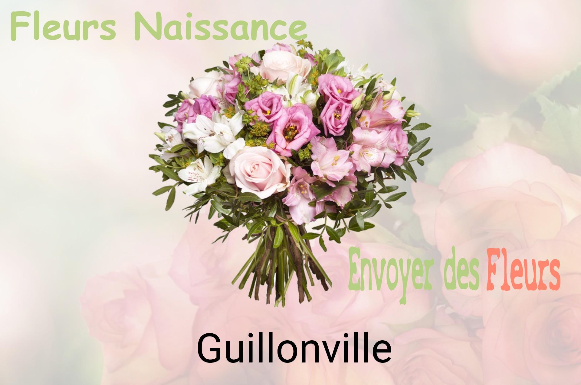 Bouquet de fleurs de naissance livré à Guillonville